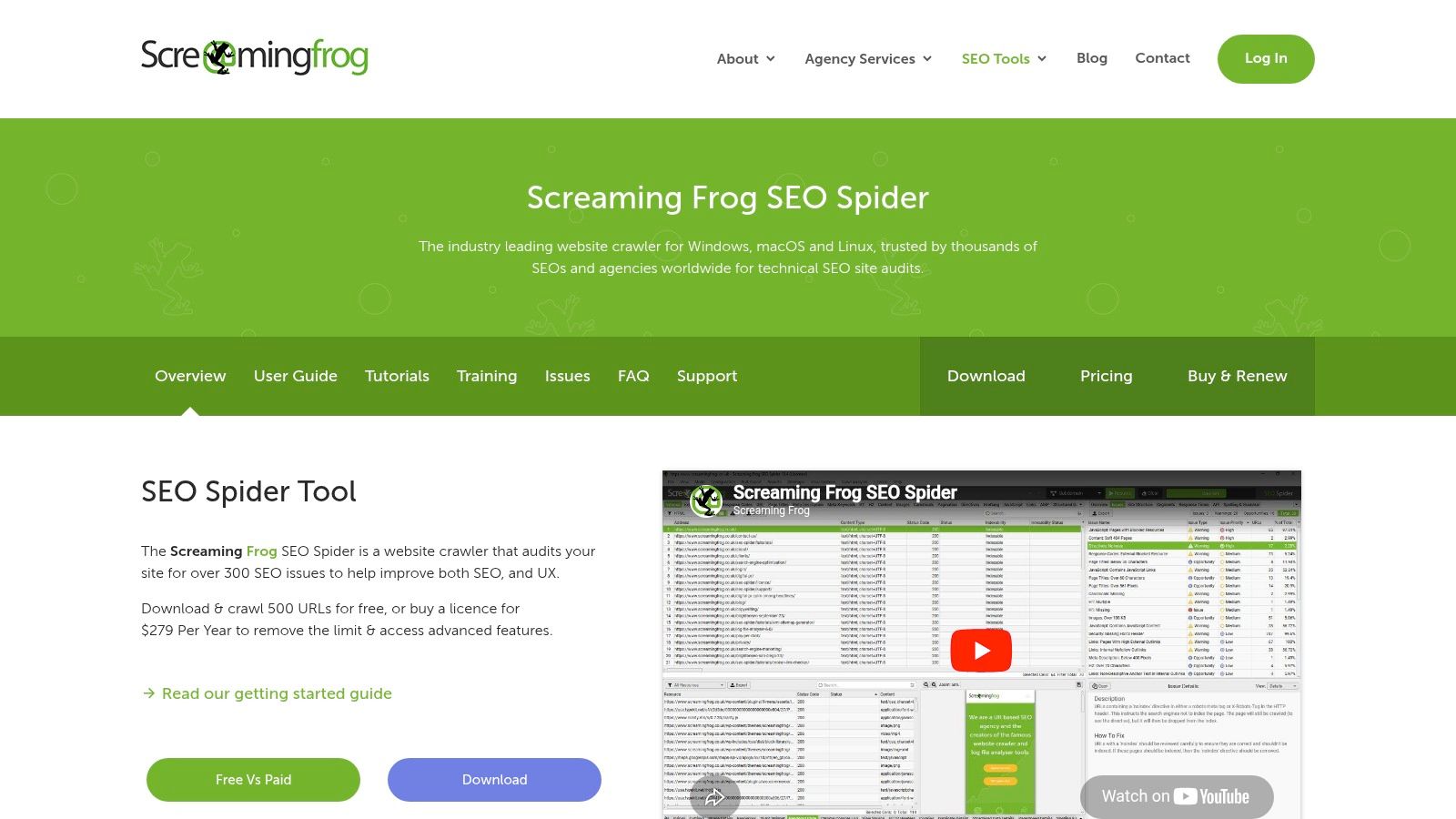 Screaming Frog SEO Spider