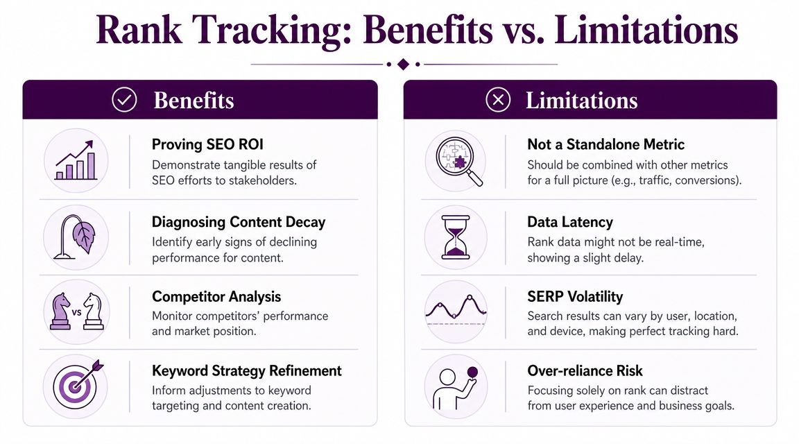 Benefits and Limitations of Rank Tracking