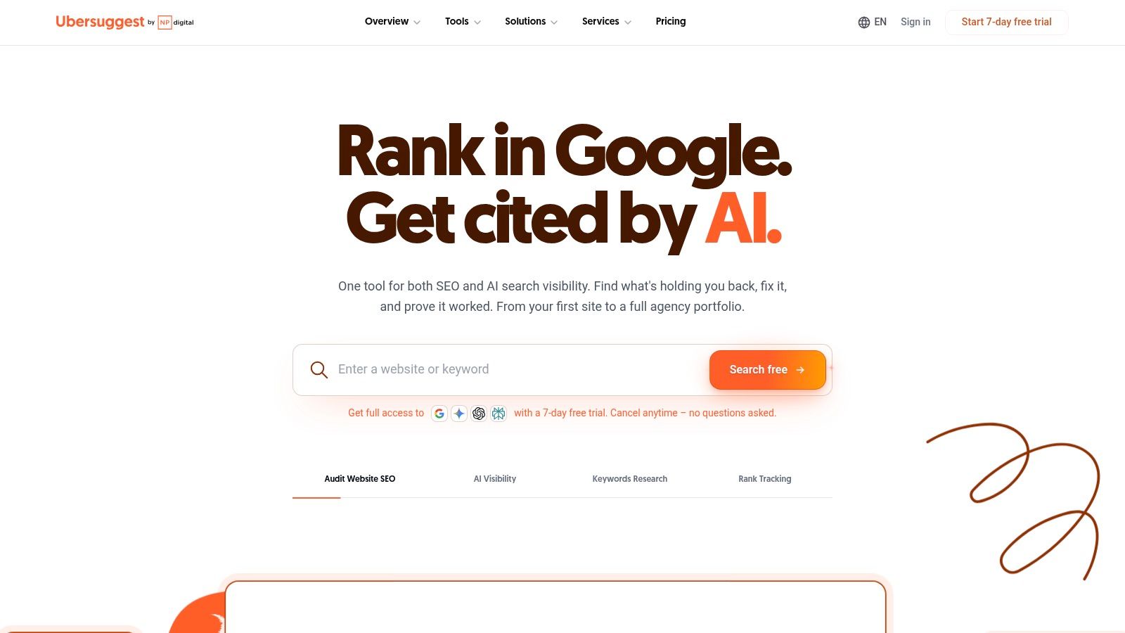 Ubersuggest
